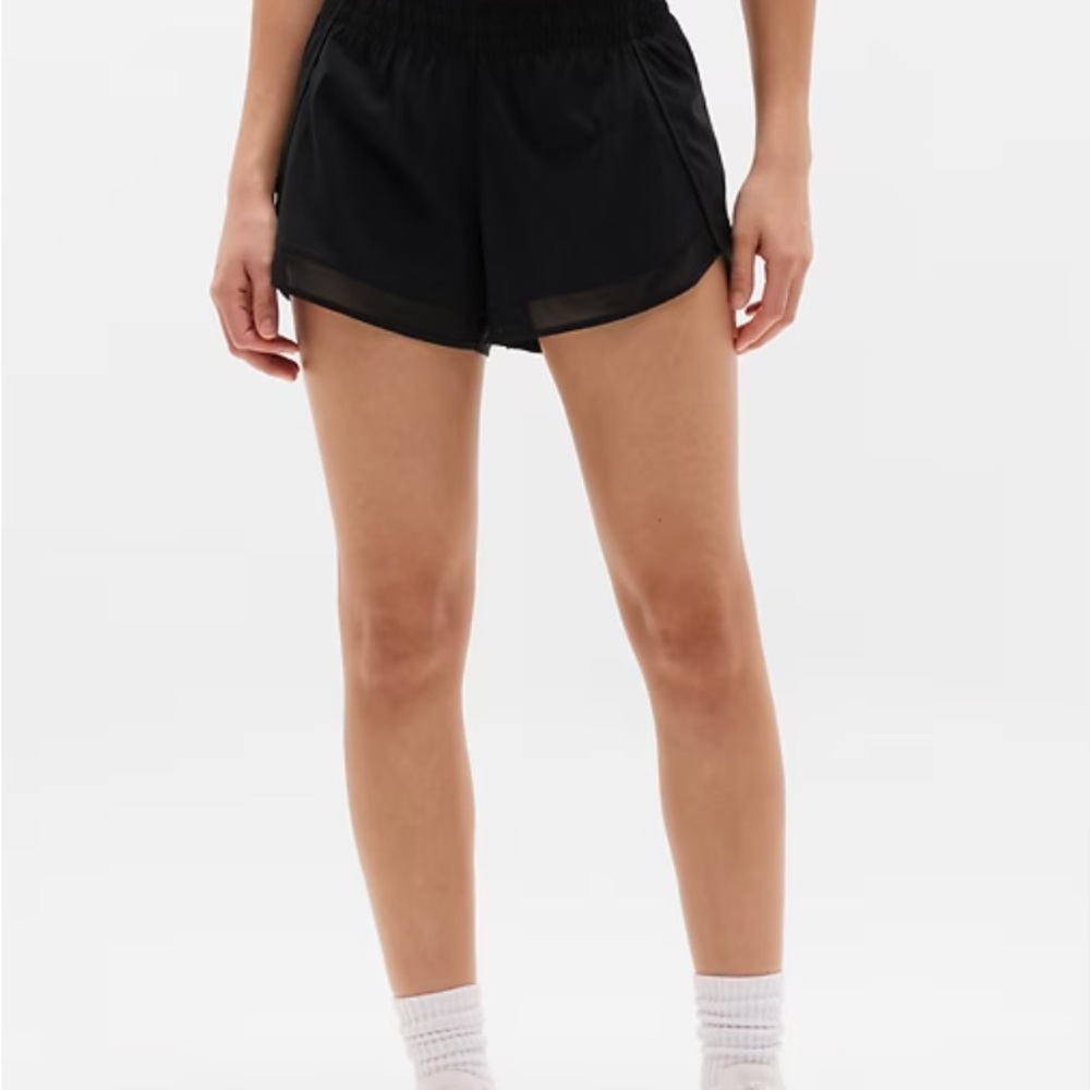 Athleta Women's Mesh Racer Run High Rise 3” Short